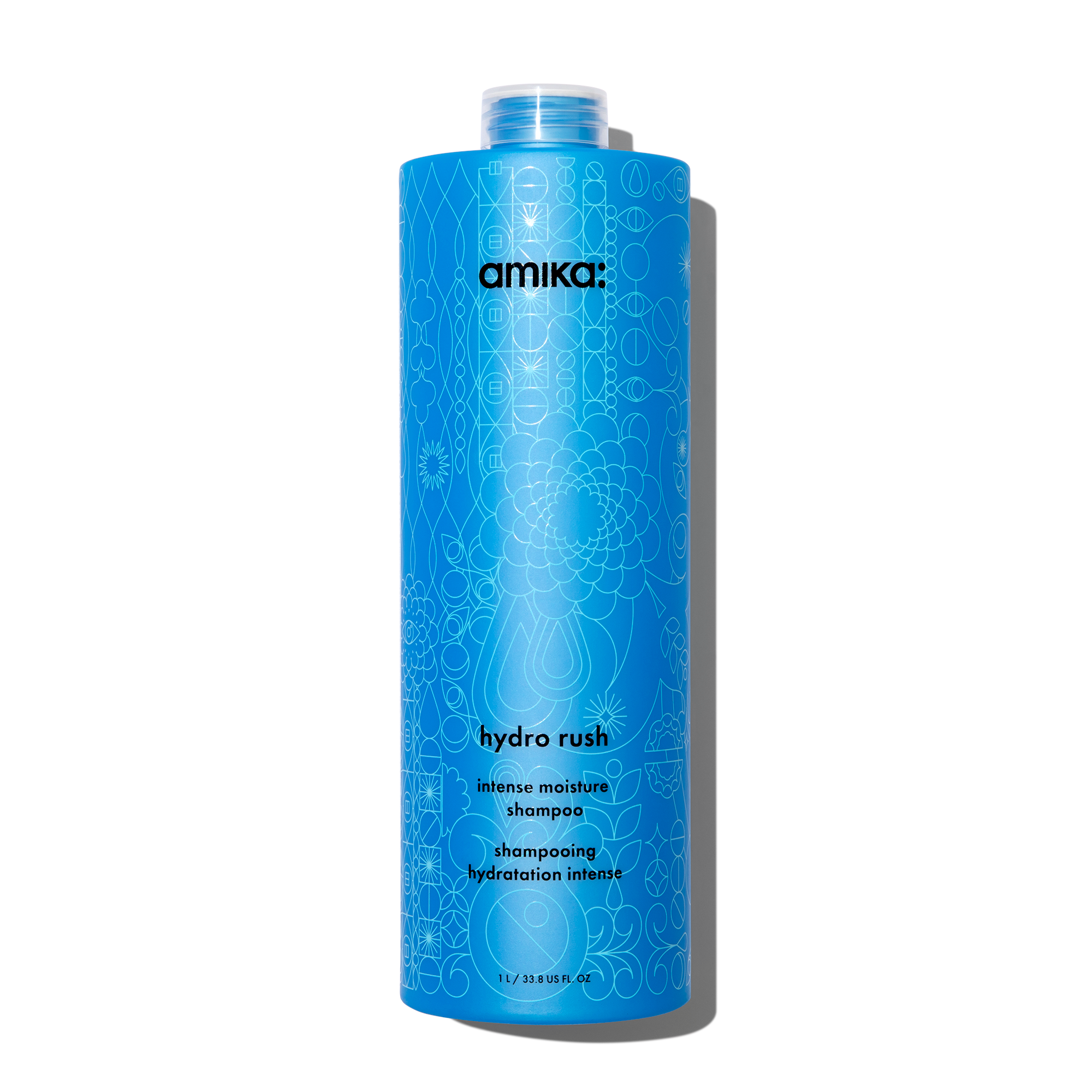 amika hydro rush intense moisture shampoo 1 L