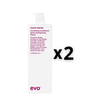 Evo Set 2x Après-shampoing Lissant Mane Tamer 1000ml