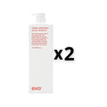 Evo Set 2x Mane Tamer Smoothing Shampoo 1000ml - HauptSacheShop
