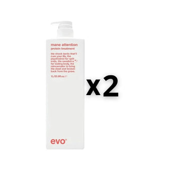 Evo Set 2x Shampoing Lissant Mane Tamer 1000ml