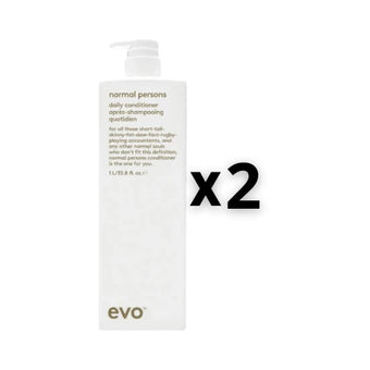 Evo Set 2x Après-shampoing quotidien pour peaux normales 1000ml
