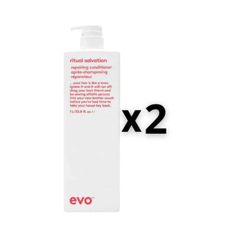 Coffret Evo 2x Après-shampoing Réparateur Ritual Salvation 1000ml