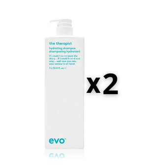 Coffret Evo 2x Shampoing Hydratant The Therapist 1000ml