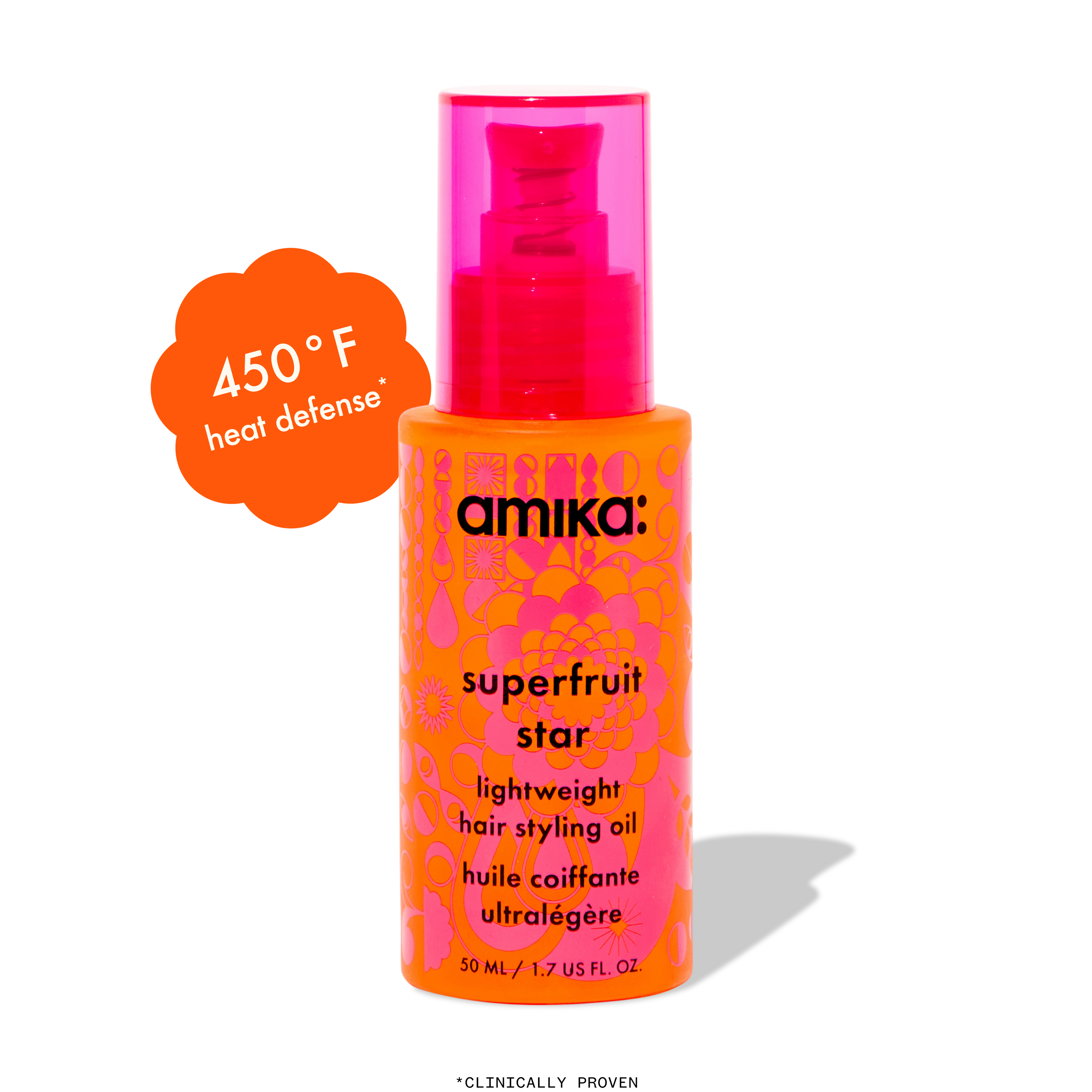 amika superfruit star lightweight hair styling oil – amika Haarpflege